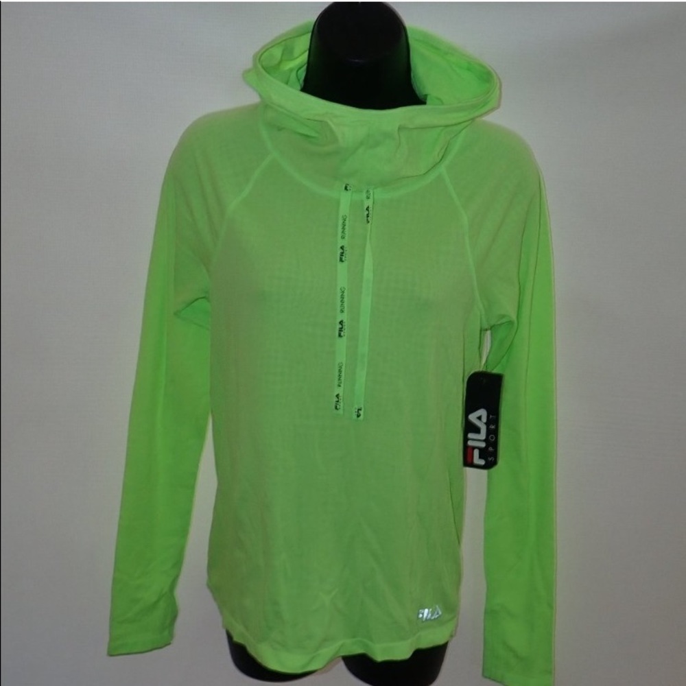 Fila Hooded Long Sleeve Top